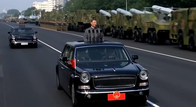 Ballisztikus rakéták sorakoztak fel Peking sugárútján, magyar résztvevője is volt az erődemonstrációnak