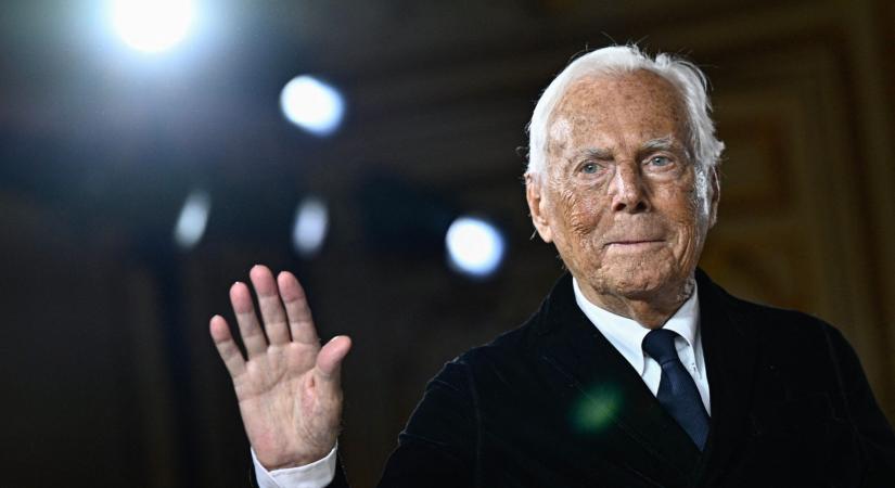 Meghalt Giorgio Armani, a legendás olasz divattervező
