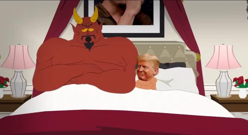 Trump ezúttal már teherbe is ejti a Sátánt az új South Park-epizódban