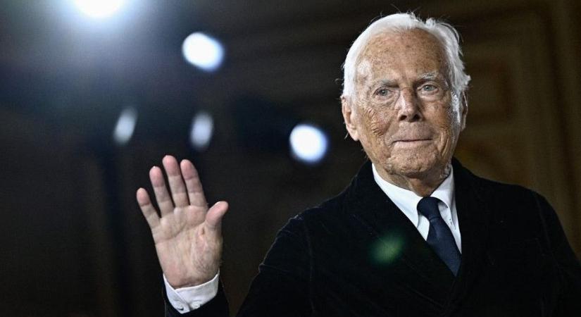 Elhunyt Giorgio Armani, a legendás divattervező
