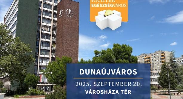 Dunaújvárosba érkezik a Richter Egészségváros: egy nap az egészségért és a közösségért
