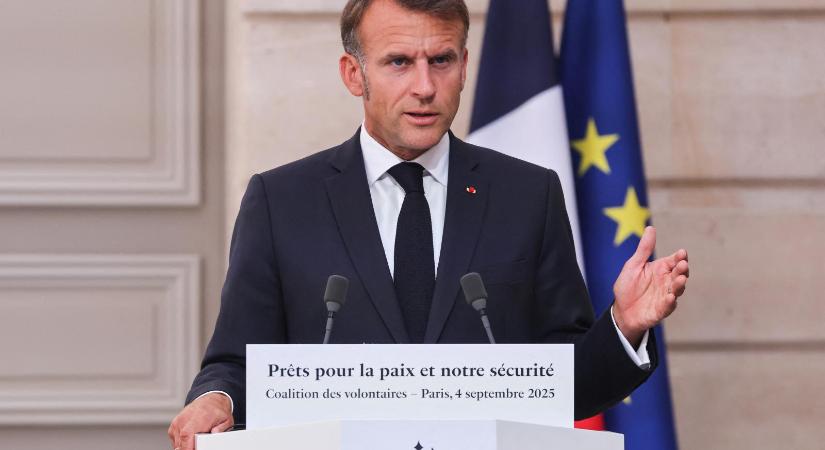 Emmanuel Macron: 26 ország lenne hajlandó békefenntartókat küldeni Ukrajnába