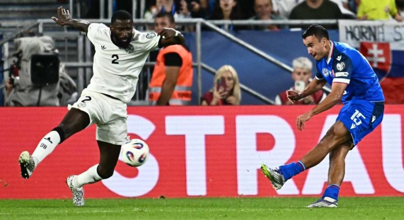 Hatalmas pofont kapott Szlovákiában a német futballválogatott