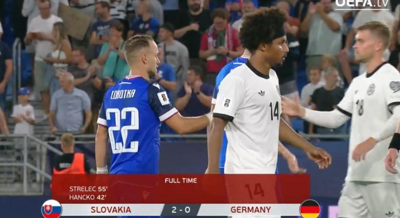 Vb-selejtezők – Németország óriási pofont kapott a szlovákoktól