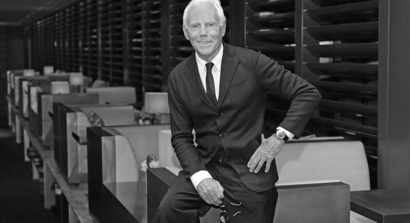 Giorgio Armani szerettei körében hunyt el