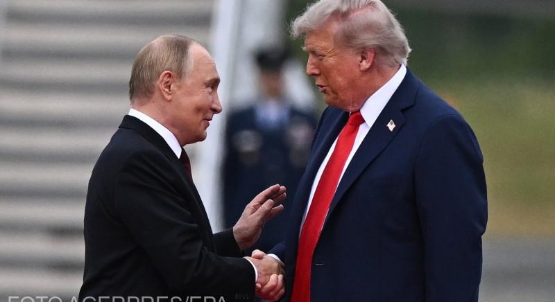 Trump „nagyon jónak” tartja a Putyinnal zajló párbeszédet
