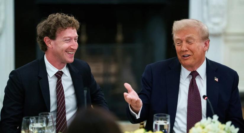 Jó hangulatú vacsorán fenyegetőzött vámokkal Trump