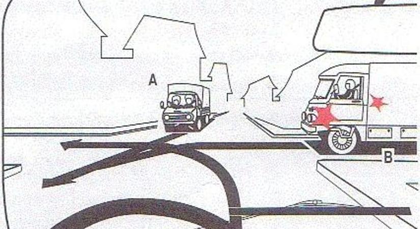 Ha ez az egyszerű KRESZ-teszt becsapdáz, többé ne vedd elő a slusszkulcsot