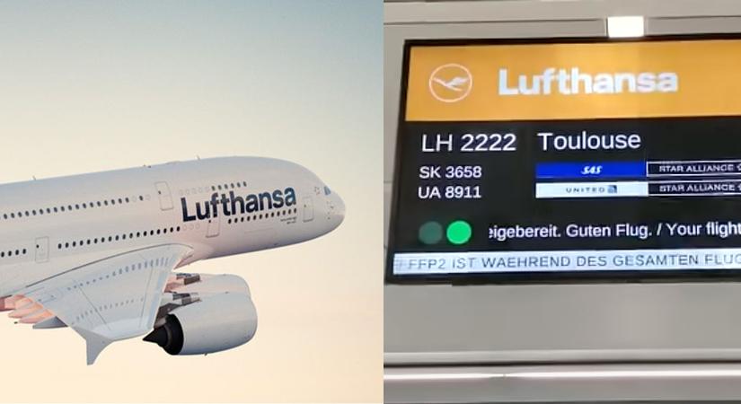 A világ legviccesebb járatszáma: LH2222 to Toulouse (tú tú tú tú tú tulúz, videó)
