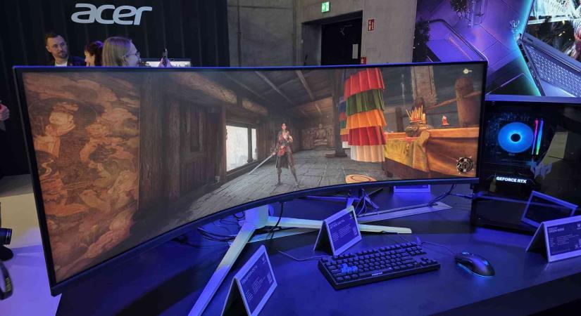 Egy új Predator és négy új Nitro sorozatú monitorral rukkolt elő az Acer – 720 Hz-es OLED kijelzőt kapott az egyik