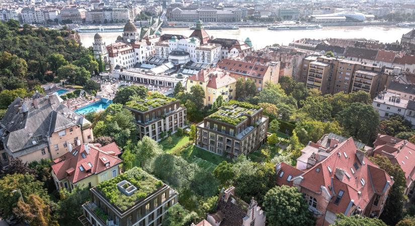 Kezdődik a Gellért fürdő gyerekmedencéinek helyén épülő lakópark kivitelezése