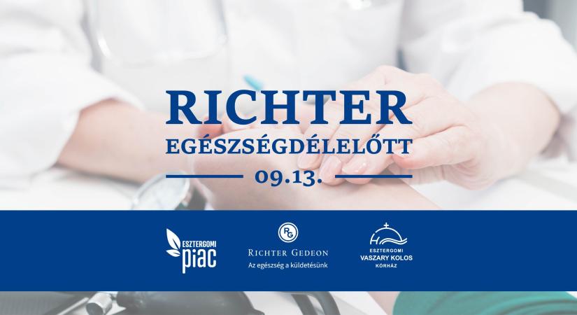 Richter Egészségdélelőtt az Esztergomi Piacon