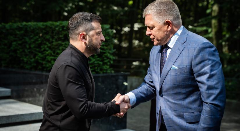 Több mint egy órát tárgyalt Fico és Zelenszkij, az ukrán elnök szerint az orosz olajnak és gáznak nincs jövője