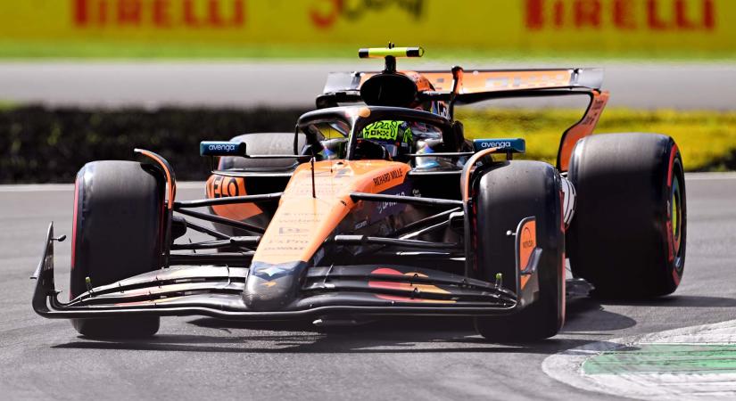 Norris egy hajszállal Leclerc előtt a második monzai edzésen