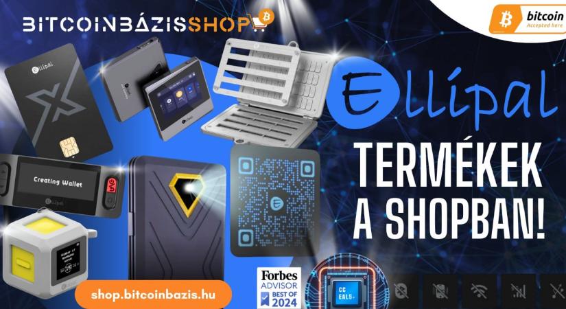 Új termékek! Airgapped Ellipal hardvertárcák a BitcoinBázis webshopban