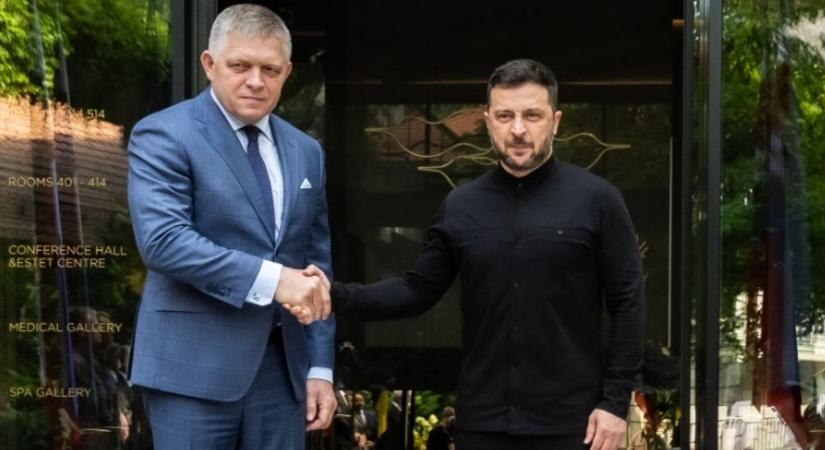 Találkozott Zelenszkij és Fico, húsba vágó témákról tárgyaltak