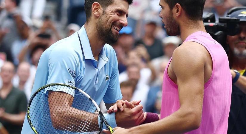 Alcaraz letarolta Djokovicsot – első kemény pályás győzelme a szerb legenda ellen