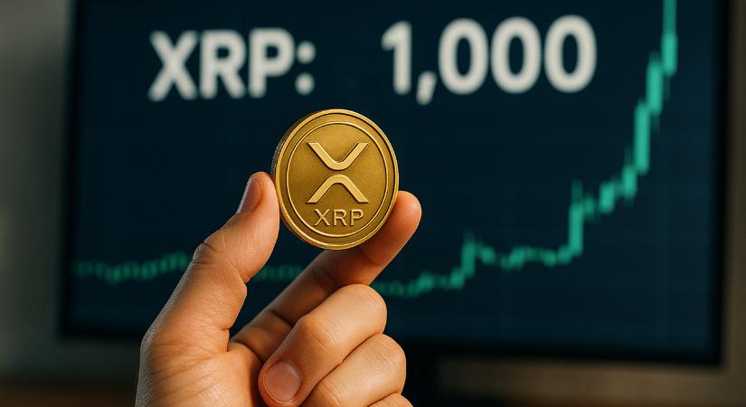 Így reagálna a kriptopiac, ha az XRP 4 dollárról 1000-re száguldana