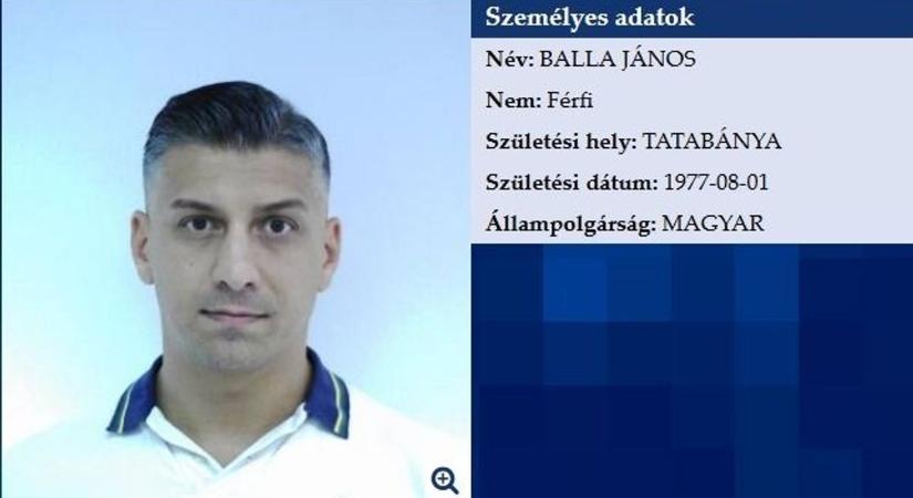 Szökésben van: a körözési lista élére került a tatabányai férfi