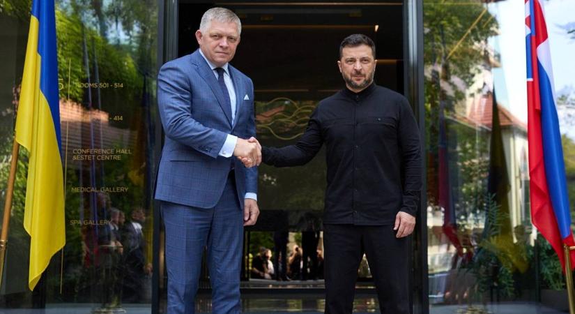 Robert Fico Ungváron közölte Zelenszkijjel: támogatják Ukrajna uniós csatlakozását