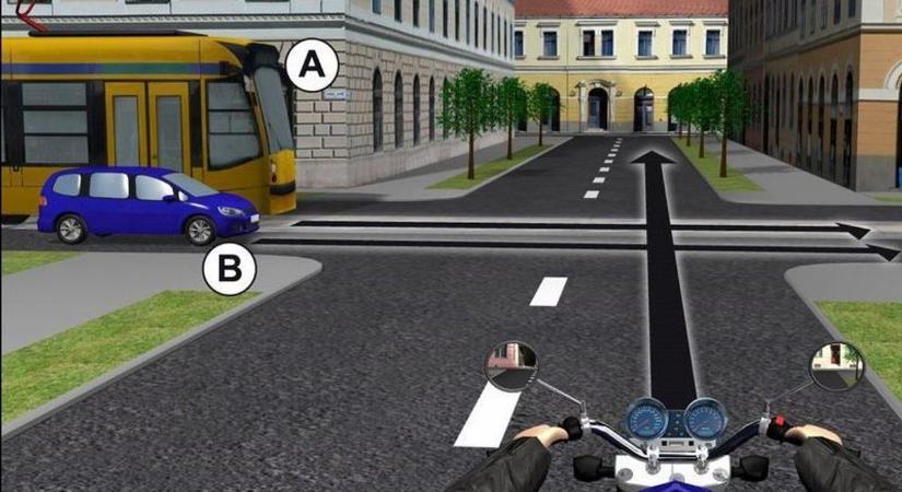 Sokan buknak el ezen a kérdésen a KRESZ-vizsgán – neked sikerül megoldani?