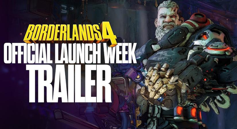 Nyúlfarknyi launch traileren a Borderlands 4