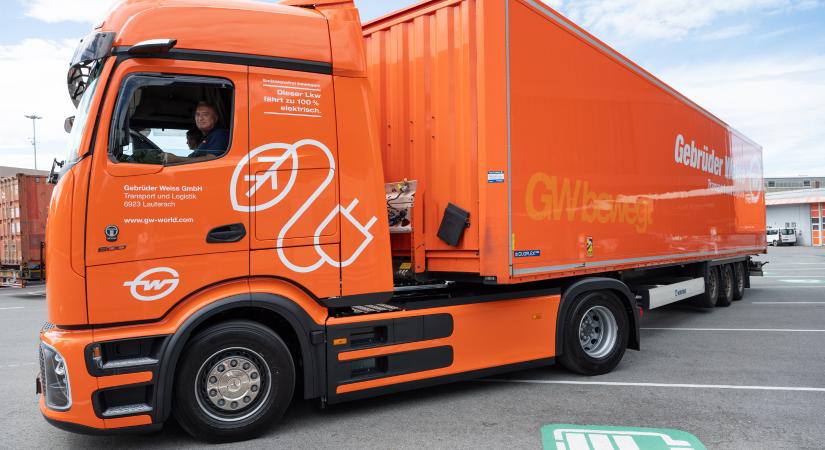 Tovább növelte elektromoskamion-flottáját a Gebrüder Weiss