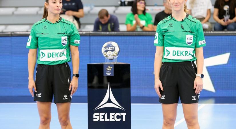 Felnőtt női BL-mérkőzés részese volt a pályán