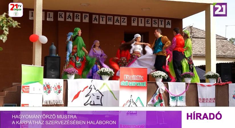 Hagyományőrző mustra a KárpátHáz szervezésében Haláboron (videó)