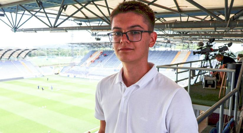 Egy zalai fiatal tehetség, aki a futball és a média világában is otthon van