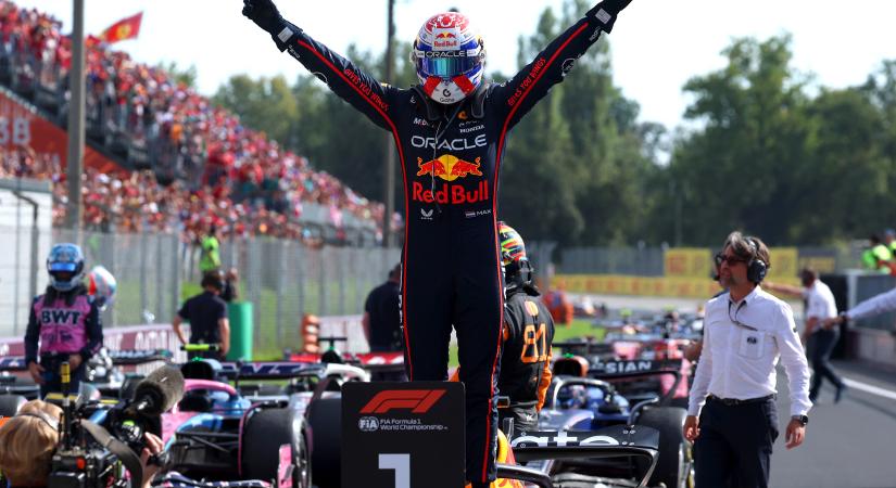 Verstappen tarolt Monzában, nyomába sem értek az idényt szinte végig uraló McLaren-pilóták