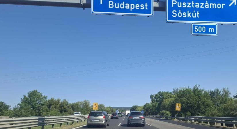 Torlódás a Balaton és Budapest között, zűrök az M7-esen