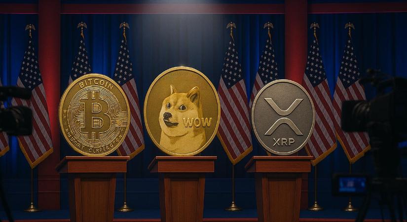 Top 3 kriptó a Trump által támogatott média stratégiájában: Bitcoin, Dogecoin és XRP