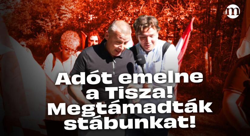 ERŐSZAK árán is megvédik a tiszások kiszivárgott adóemelési tervüket – ellökték riporterünket