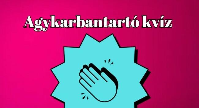 Ez egy gyors kvíz, amit az emberek fele tud csak 50%-ban helyesen kitölteni