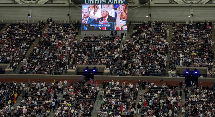 Az amerikai elnök ezúttal a US Openen okozott felfordulást