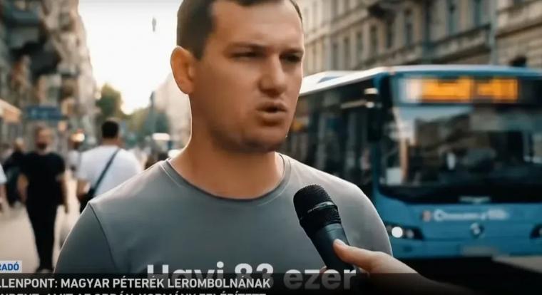 AI utca emberével riogat az M1 a Tisza Párt állítólagos adóemelése kapcsán