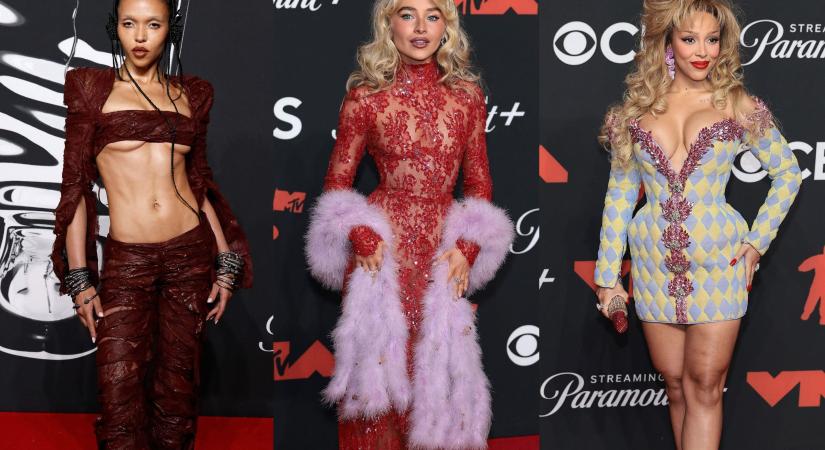 Mindent megmutattak a sztárok a vörös szőnyegen – Íme 2025-ös MTV VMA legmerészebb ruhái