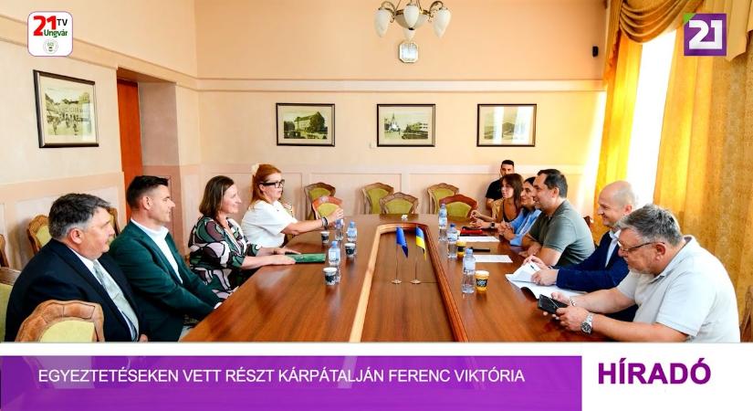 Egyeztetéseken vett részt Kárpátalján Ferenc Viktória (videó)