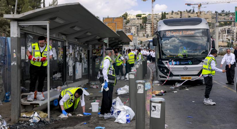 Hat halottja és nyolc sebesültje van a jeruzsálemi terrortámadásnak