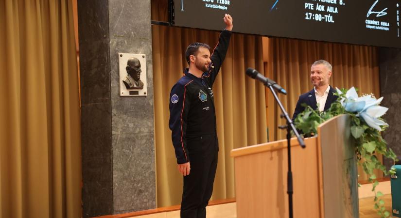 Kapu Tibor, a legújabb magyar űrhajós Pécsen járt – beavatott a kulisszatitkokba! – (GALÉRIAVIDEÓ)