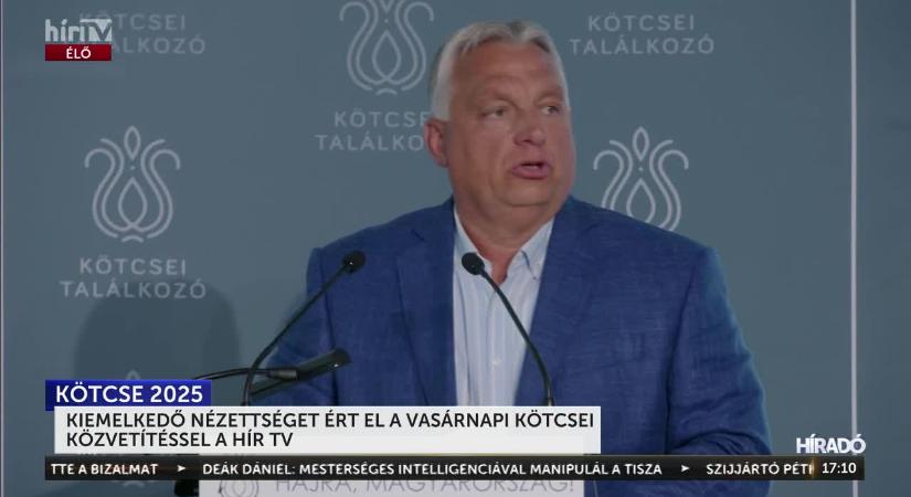 Több, mint félmillió magyar ragadt a képernyőhöz - a Hír TV csődbe vitte a konkurenciát  videó