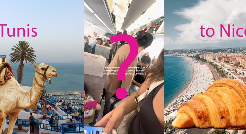 A hónap félreértése: Tuniszba repült két lány Nizza helyett, csak a gépen vették észre (to Nice - Tunis)
