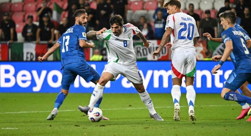 Két öngólt is vétettek, szürreális vb-selejtezőt nyertek az olaszok