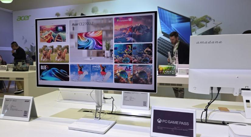 Szuperdizájnos monitorokkal jelentkezik az Acer