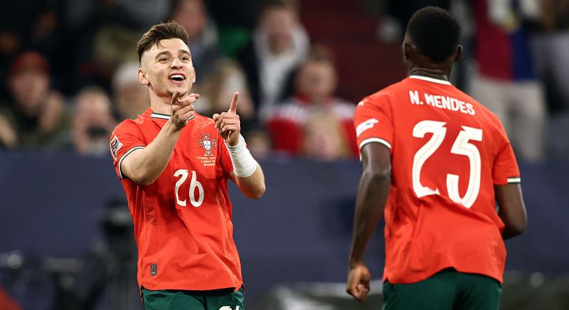Vb 2026: a portugálok fiatal szélsője nem lép pályára a mieink ellen