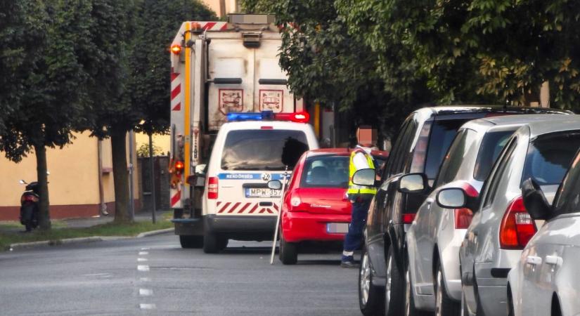 Kukásautóval ütközött egy személyautó Szombathelyen