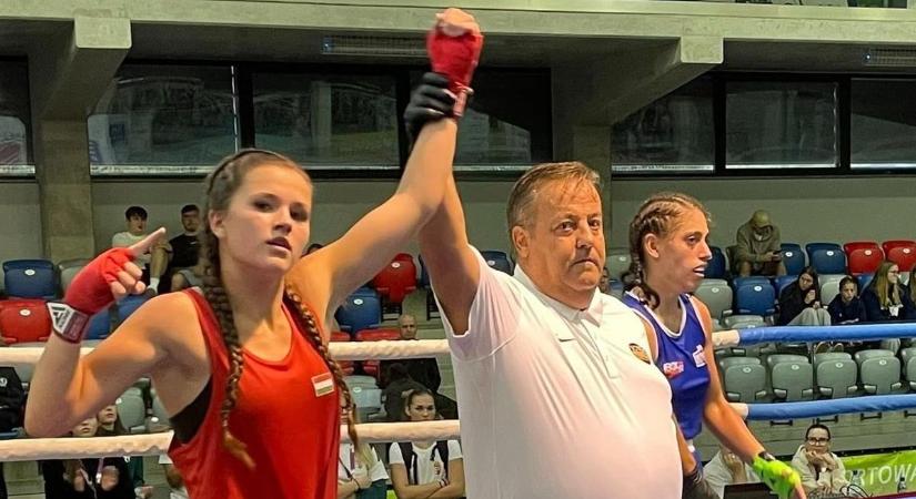 Petrimán Patrícia a döntőben jutásért öklözhet