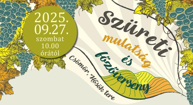Szüreti mulatság és főzőverseny 2025 Csömör