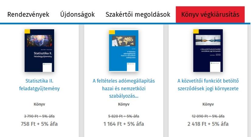Könyvbörze a Wolters Kluwer Hungary-nál